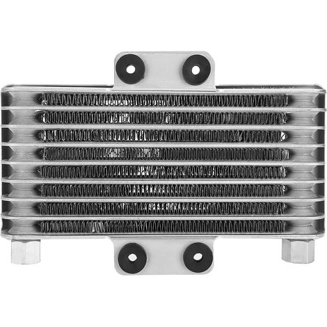 125-ml-Motorölkühler für Motorräder mit 125–250 cm³ Hubraum, silbernes Aluminium (1/5)