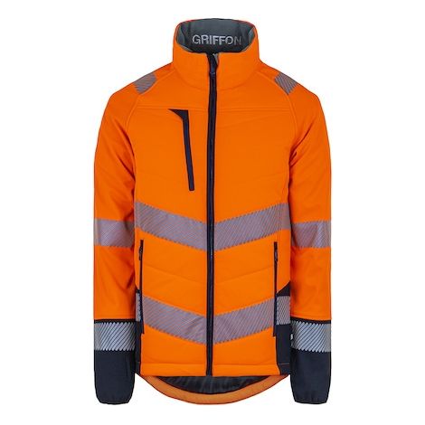 Blouson haute visibilité GRIFFON orange/marine - S - T2S