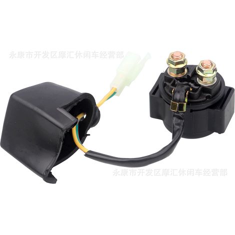 12V Motorcycle Off-road Vehicle Beach Buggy ATV Sports Car Scooter GY6 Universal Motor Starter Relay (1/4)