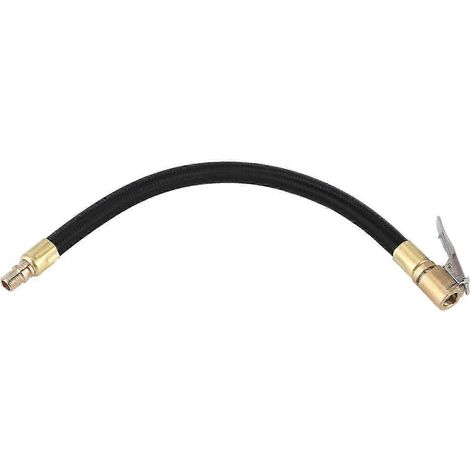 Rallonge de tuyau de gonflage pour pompe à pneus avec adaptateur de gonflage rapide, compatible avec voiture, moto et vélo, et équipée d'une valve américaine intelligente. WHBYV (1/4)