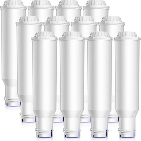 Nivona Lot de 12 cartouches filtrantes de rechange pour cartouche filtrante Melitta, compatibles avec Krups F088/EA829S, Nivona, AEG, Bosch, Siemens