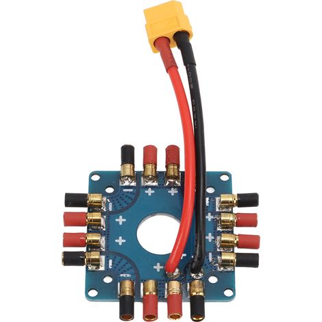 Alimentation ESC, panneau de distribution avec prise XT60 et connecteurs banane 3.5mm pour drone RC (1/5)