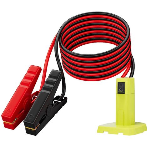 Câbles de démarrage robustes pour bloc d'alimentation portable : connexion facile et sécurisée de la batterie, démarrages par temps froid. (1/5)