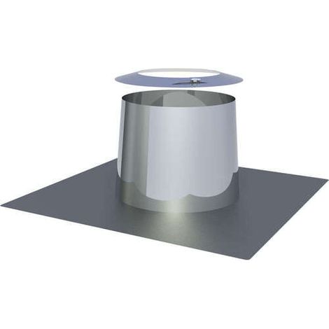 Solin toit plat conique inox Ø 130