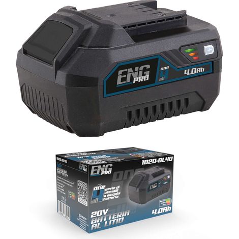 Batteria 20V 4.0 Ah Linea professionale ONE4ALL - ENG PRO 1B20-BL40 (1/5)