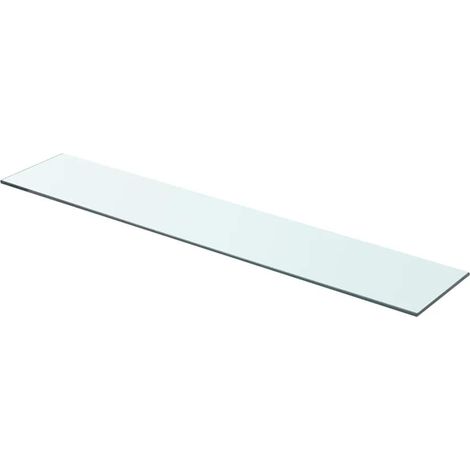Maison Exclusive - Regalböden 2 Stk. Glas Transparent 80x15 cm