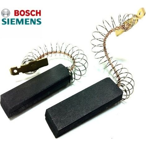Kit Coppia Carboncini Spazzole motore lavatrice Bosch Siemens 5X12,5X36