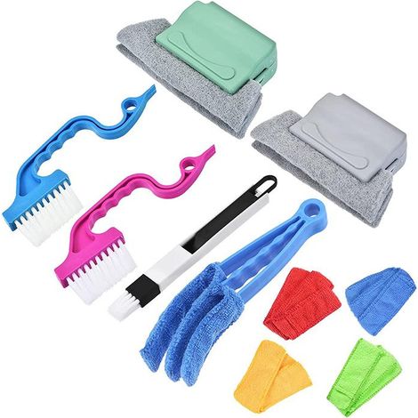 Kit de 6 brosses de nettoyage de joints de vitres à main (1/5)