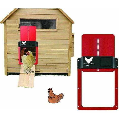 Porte Automatique Pour Poulailler - Capteur De Présence - Fonctionnement À Batterie - Pour Poules - 1 Pièce (1/5)