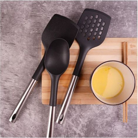 Ensemble d'ustensiles de cuisine, 2 pièces en silicone, ustensiles de cuisine antiadhésifs, ensemble d'outils professionnels - c (1/5)