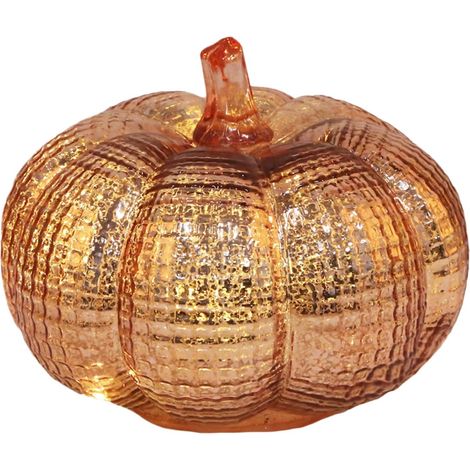 Lumières Lampe Décoration Automne avec Minuterie Décoration en Verre LED pour Automne Intérieur Cuisine Fête Thanksgiving Halloween (1/5)