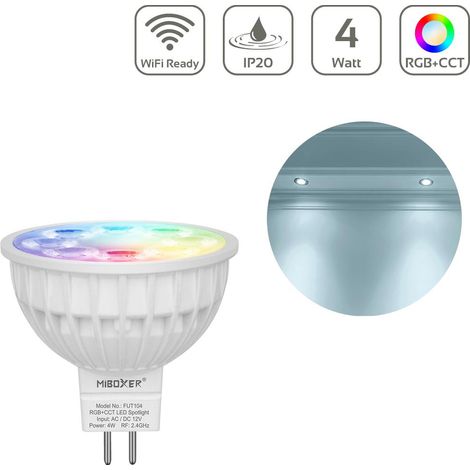 MiBoxer RGB+CCT LED Spot 4W MR16 WiFi ready FUT104 (1/5)