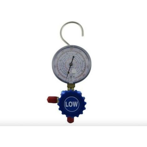 Manómetro de Baja Presión 1/4"  Analizador para R22 R134A R404A R410A  Precisión en Carga y Diagnóstico Técnico