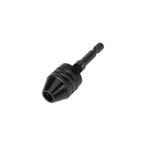 Adaptateur de Mandrin avec Queue Hexagonale 0.88mm Convertisseur Electrique Sans Clé de Mandrin de Foret pour le Tournevis