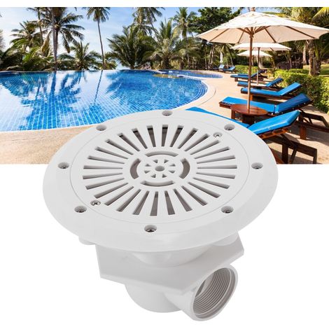 Drain de Sol pour Piscine en Film Plastique, Drain Principal Robuste et Durable pour Bassins et Sources Chaudes (1/5)