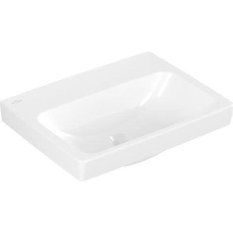 Lavabo rectangulaire VB Architectura 550 x 420 mm sans bonde. Blanc Alpin CeramicPlus