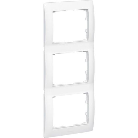 Rahmen 3 Elemente vertikal weiß Galea Life LEGRAND 771007