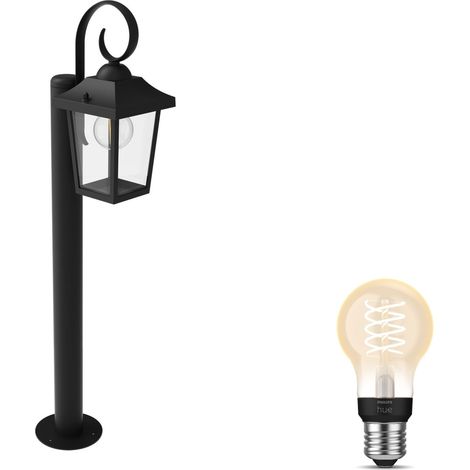 Philips Hue Buzzard Sobremuro Exterior E27 (Negro) Luz blanca cálida - Hue White Filament (1/5)