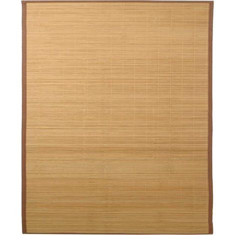 Maison Exclusive - Teppich Bambus 160x230 cm Braun (1/5)