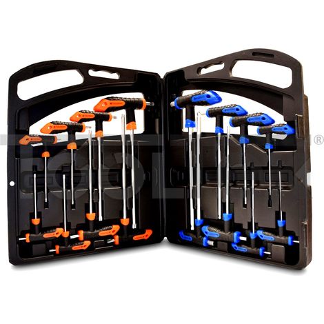 SET 16 CHIAVI A T TORX EXA ESAGONALI GERMANY PRO+ 16pz PROFESSIONALI (1/3)