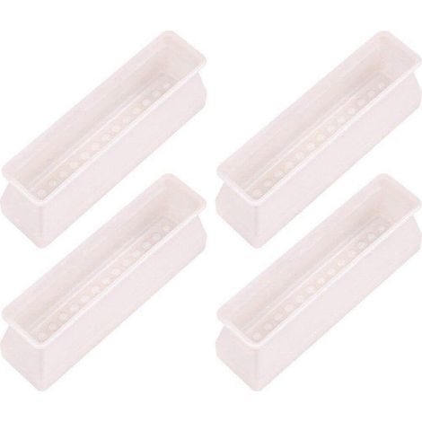 Protections rectangulaires en silicone pour pieds de chaise, embouts pour pieds de chaise, protections pour pieds de meubles, embouts pour pieds de table, pour éviter les rayures sur le sol. (1/5)
