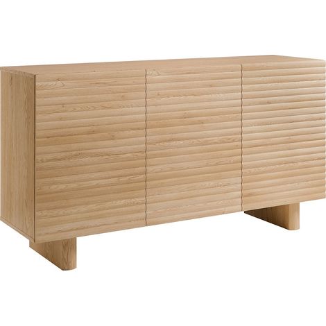 Credenza con 3 ante in MDF Naturale  - LUDIMA