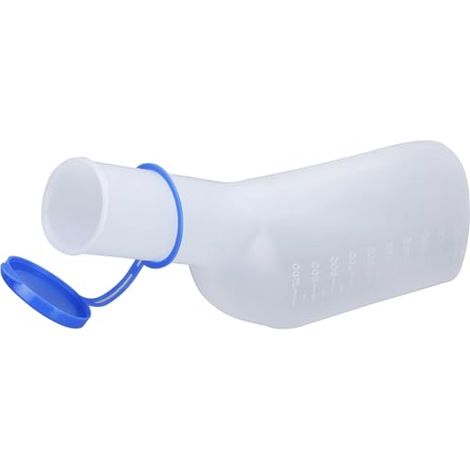 1000ml Urinoir Homme Portable Urinal Homme Pistolet Urinoir pour Homme avec Couvercle Bouteille Urinoir Homme Bouteille D'urine en Plastique Urinaux Bouteilles D'urine pour Hommes (1/4)