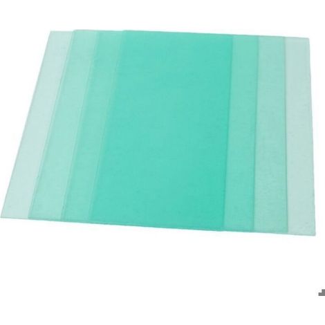 Plaque De Protection - Transparente - Pour Casque De Soudage - 138 X 122 Mm - Lot De 10 (1/5)