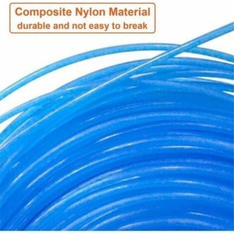 Fil Nylon Rond - 1,6 mm - 100 m - Pour Débroussailleuse Et Tondeuse À Gazon (1/4)