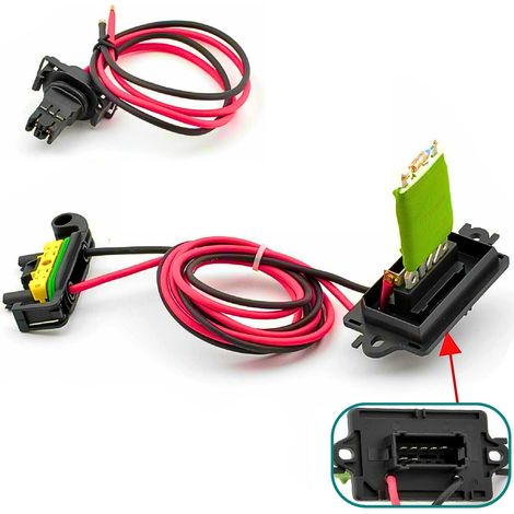 Heizgebläsemotor-Widerstandsmodul kompatibel mit Renault Clio 3, Modus und Grand Modus 77010600001 7701209803