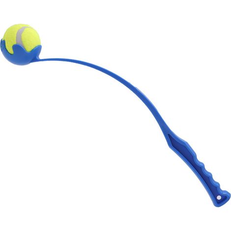 1 Lanceur de balles, poignée ergonomique, jouet interactif, design robuste, pour chien extérieur (1/5)