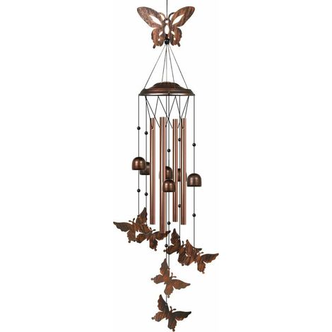 Butterfly Wind Chimes Garden Wind Chimes For Indoor Outdoor Decoration Suitable For Home Garden Decoration, With Hook Birthday Gifts (1/5)