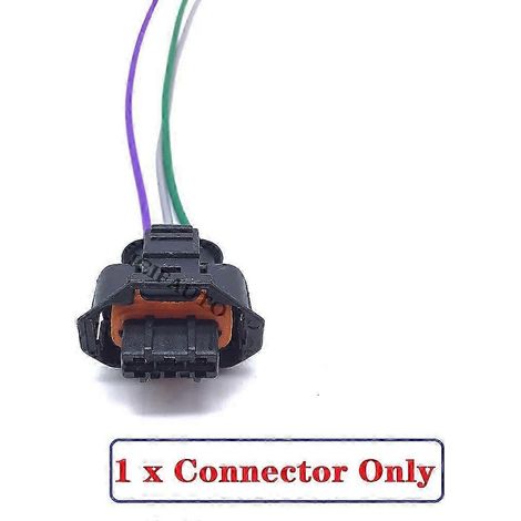 Capteur de pression absolue de suralimentation 2,5 bars et connecteur pour Vauxhall Opel Aatra Combo Corsa Meriva 1.7 CDTI 0281002487 (connecteur uniquement).