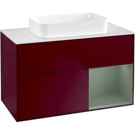 Villeroy & Boch F661GMHB Meuble sous-lavabo Finion F66 (1/2)