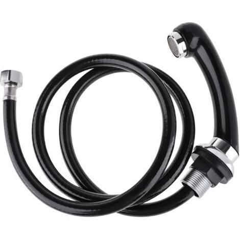 Shampooing lit douche barbier robinet buse galvanoplastie antidérapante (3 filets noirs) (1/5)