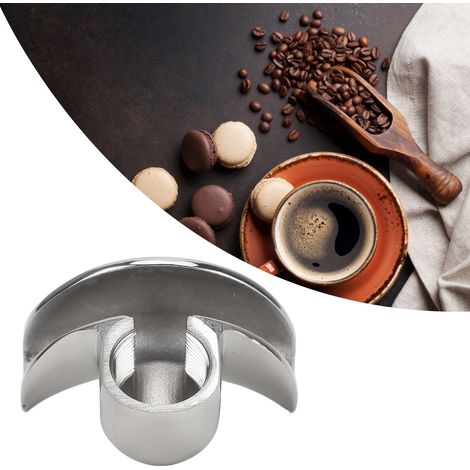 Doppelter Kaffeefilterhalter Entertainer aus Edelstahl 304 für halbautomatische Kaffeemaschinen (1/5)