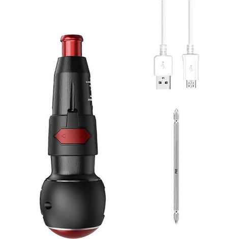 Tournevis électrique sans fil puissant 3,6 V, rechargeable, kit de tournevis pour la maison, la voiture et la réparation d'ordinateurs. (1/4)