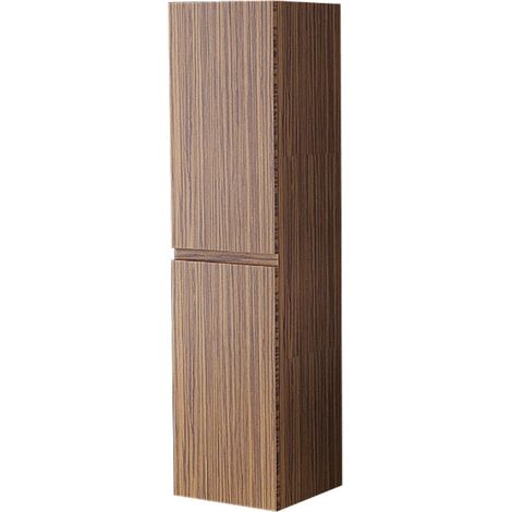 Badschrank Zug in Holzoptik-dunkel