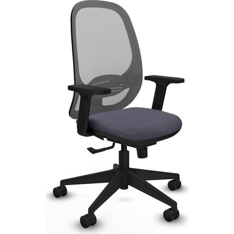 Silla de oficina piqueras y crespo Cilanco gris oscuro brazos ajustables (1/2)