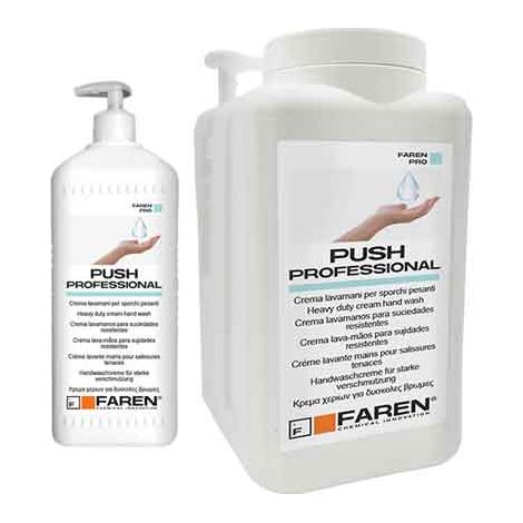 PASTA BIANCA ABRASIVA 'PUSH PROFESSIONAL' 5000 ml - con dosatore - FAREN
