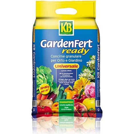 1PZ CONCIME GRANULARE GARDENFERT READY ORTO E GIARDINO kg. 5