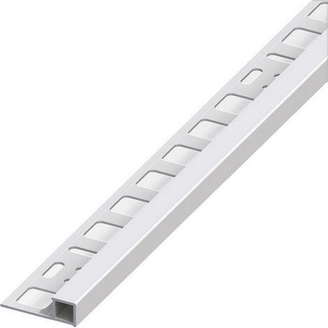 Alfer PROFILO QUADRATO CHIUSO JOLLY ALLUMINIO Argento Satinato mm. 10x2,5 mt. 5 PZ