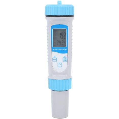7 in 1 Water Quality Test Pen with Bluetooth Function and Backlit Display for Home Use and Aquaculture - Shipped without Battery - (1/5)