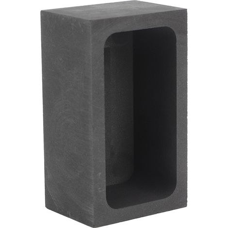 Moule rectangulaire en graphite pour lingots d'or et d'argent, adapté à la fabrication d'outils de bijouterie DIY. (1/5)