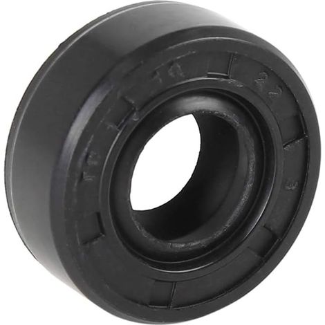 10mm x 22mm x 8mm Black TC Shaft Oil Seal Double Lip Rubber for Car (1/5)