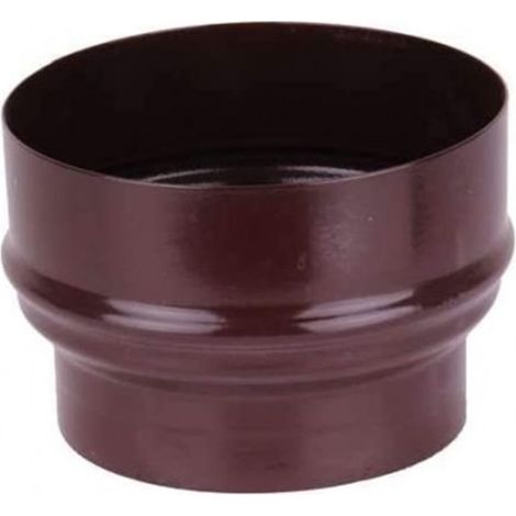 MAGGIORAZIONE PER TUBI STUFA MARRONE LUCIDO 8/12 cm   FER 62145