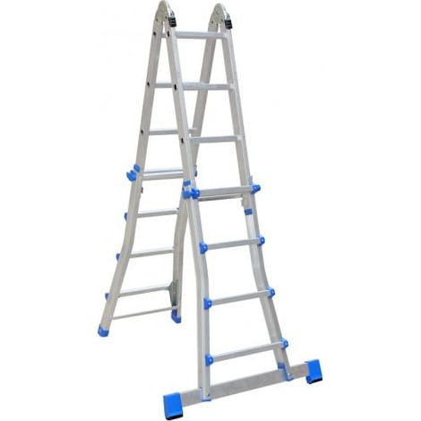 Echelle téléscopique MULTISCOPIC 4x3 marches 3.62M - 00094318 - Tubesca