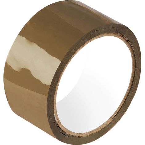 Ruban adhésif résistant pour carton d'emballage, brun, solvant 48 mm x 50 m Vorstahl