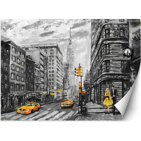 Papier peint taxi new-yorkais - 200 x 140 cm (1/4)