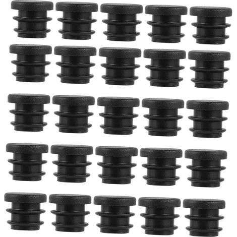 Lot de 100 embouts antibruit ronds en plastique, 20 mm, pour pieds (1/5)